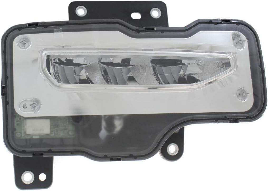 CarLights360 For GMC Sierra 1500 2016 2017 Fog Light Assembly Passenger Side LED DOT Certified | GM2593314 | 23381984