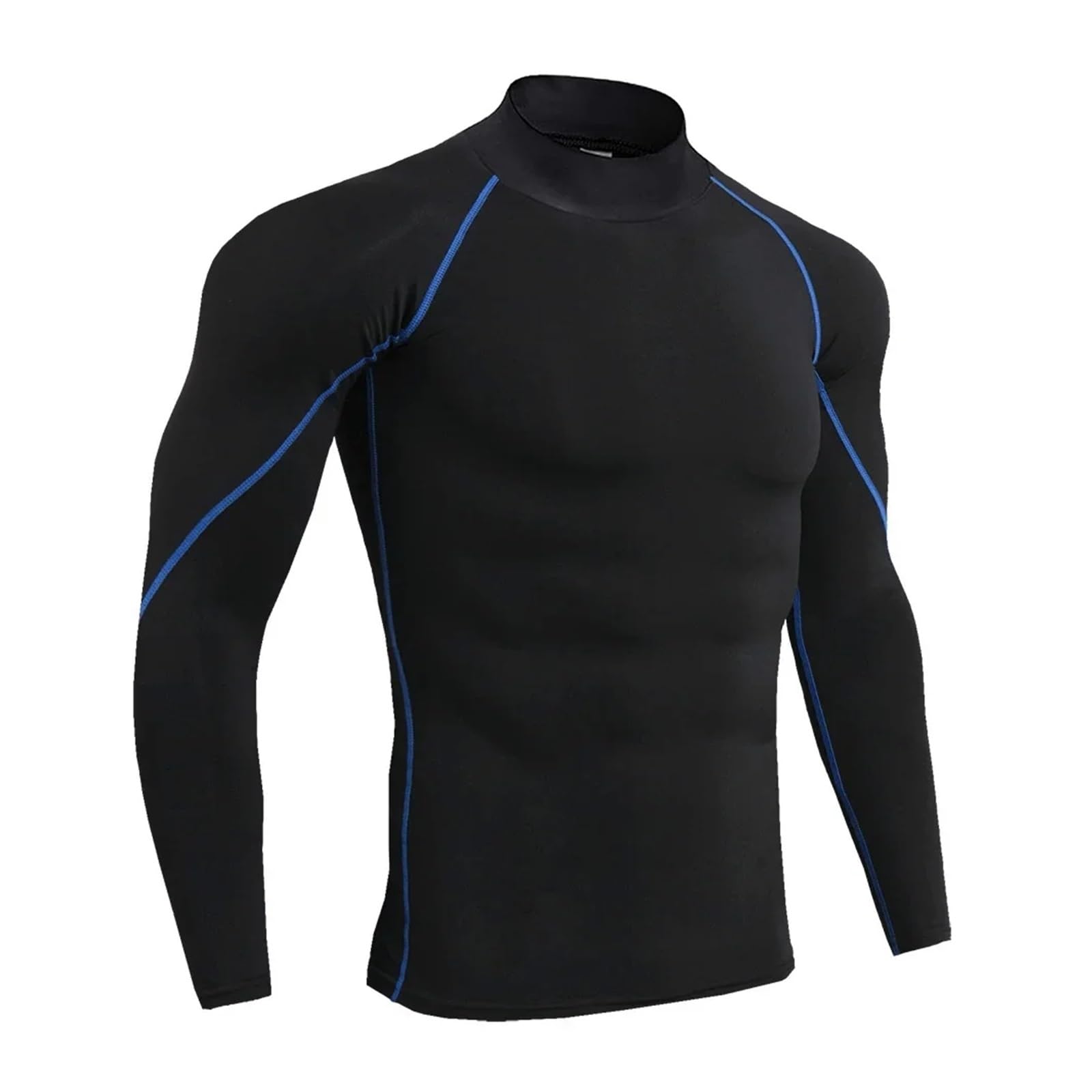 Camisa de compresión for Hombre, Camisetas Manga Larga for Correr, Fitness, Ropa Entrenamiento Ajustada Secado rápido, Gimnasio, Camisas Culturismo