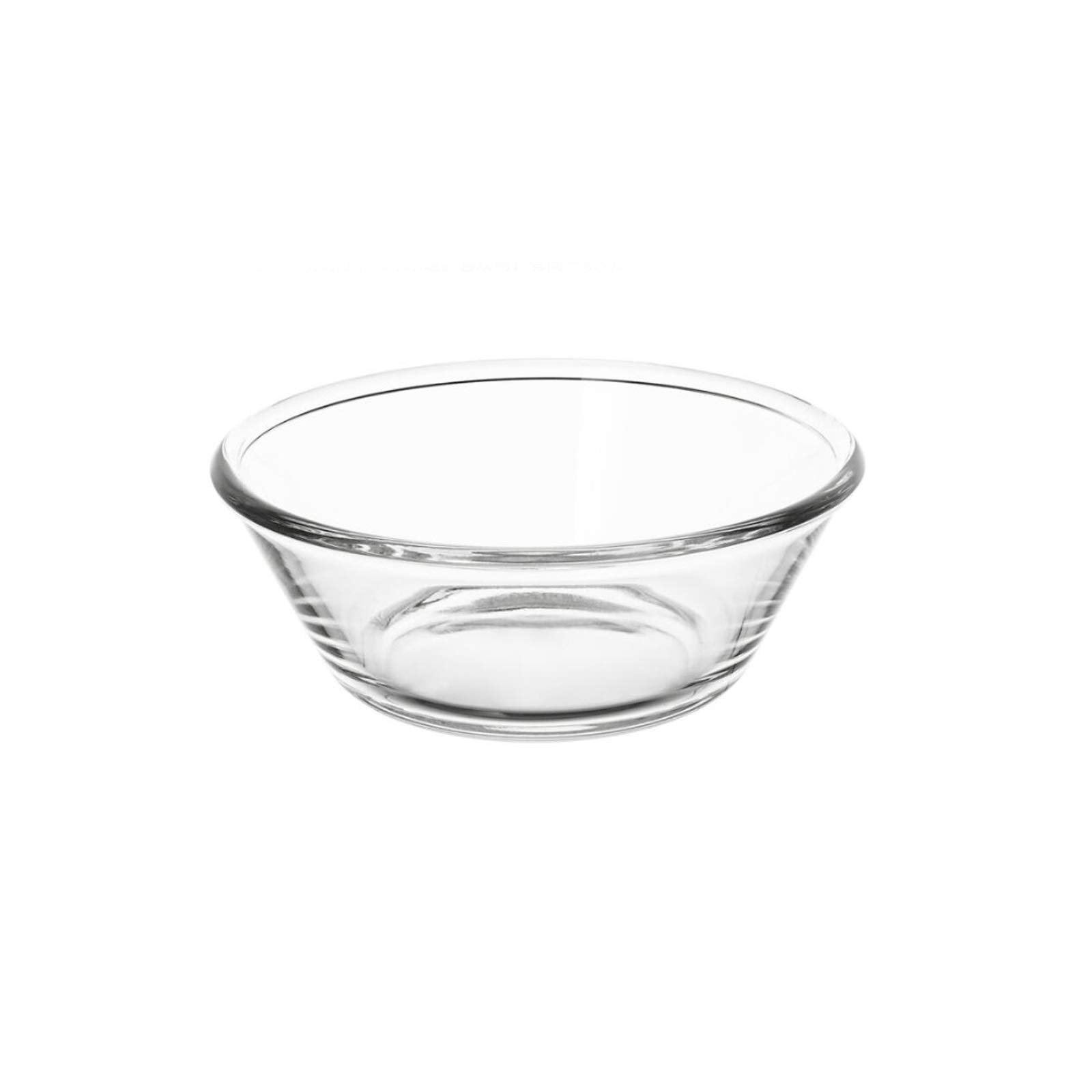 Bol Bol à Soupe de Bol à Salade de Verre de ménage 2 pièces 20 * 7cm Bol en Verre Transparent Bol de Grain léger et Durable adapté au Four et au Micro-Ondes