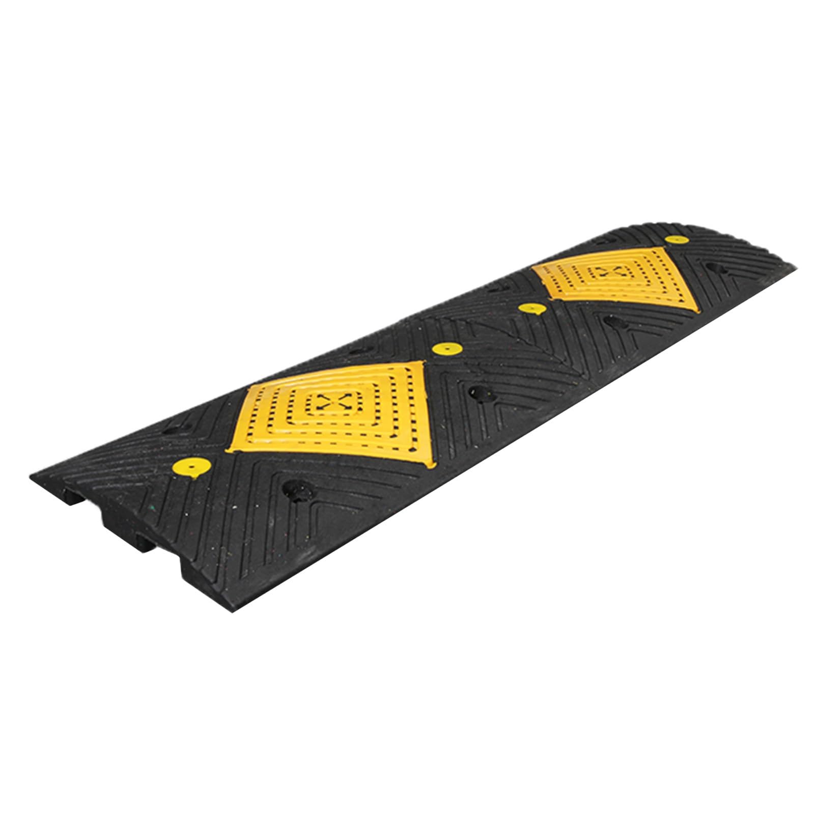 HTTGDGDH Speed Bumps,Rubber Speed Bumps,Asphalt Speed Bumps,Suitable For Indoor And Outdoor Concrete Gravel Driveways,