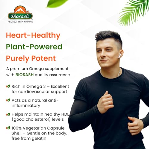 Image of Biosash Sea Buckthorn Seed Oil Capsules 30 Caps | CO2 Extracted from Certified Organic Berries | Omega 3 6 7 9 | Liver Health | Rich in Antioxidants & Vitamins | Skin, Hair, Immunity & Wellness |