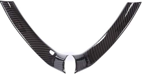 YIWANG - Tiras de plástico ABS de fibra de carbono para decoración de volante para Alfa Romeo Giulia Stelvio 2017