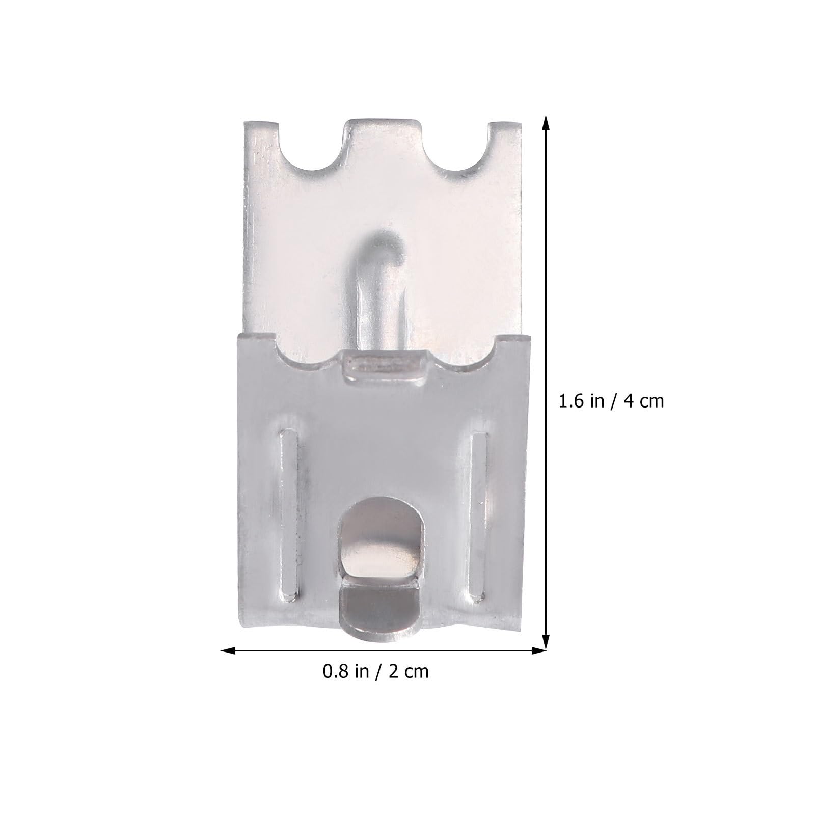 OSALADI Supports pour Étagères de Réfrigérateur et Congélateur en Acier Inoxydable, Lot de 20 Clips Résistants pour Usage Cuisine et Cave à Vin