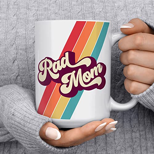 Taza Retro Loftipop Rad Mom 15oz miniatura 2