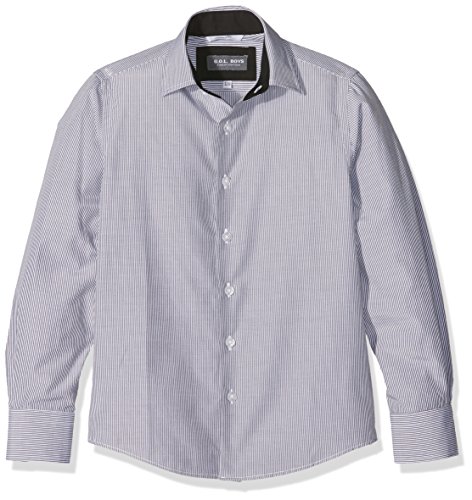 G.O.L. Jungen Hemd mit Eton-Kragen, Blau (Black 2), 170