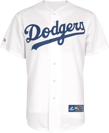 Custom majestic dodgers jersey Clearance