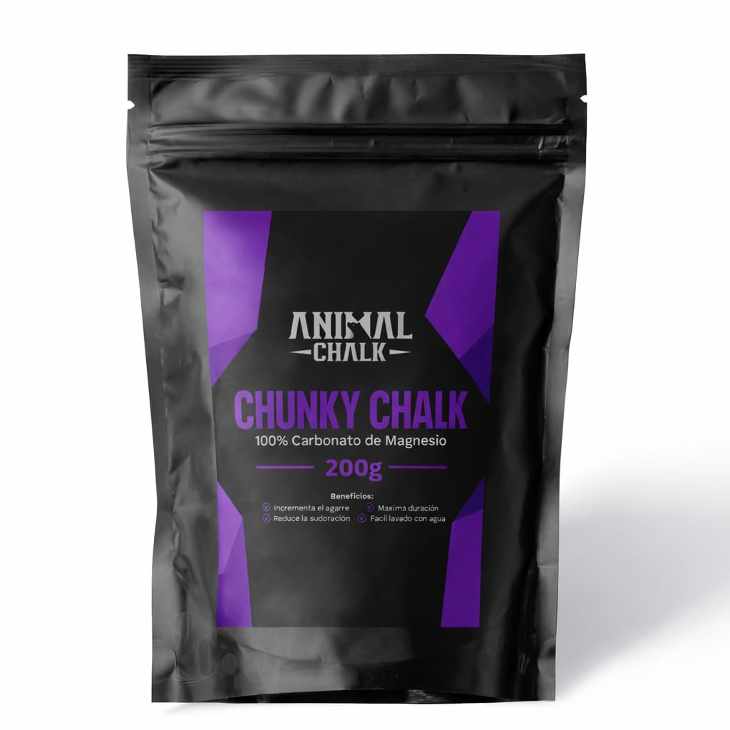Magnesio Escalada Crossfit Crunchy 200g Carbonato de Magnesio para Agarre