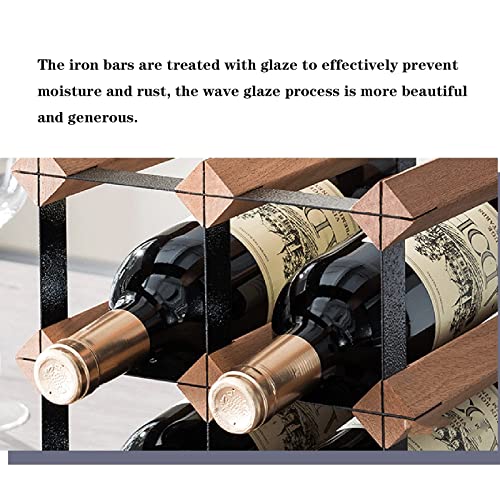 Soporte de vino de madera para 6 botellas miniatura 5