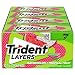 Trident Layers Sugar Free Gum (Watermelon & Tropical Fruit, 14-Piece, 12-Pack)