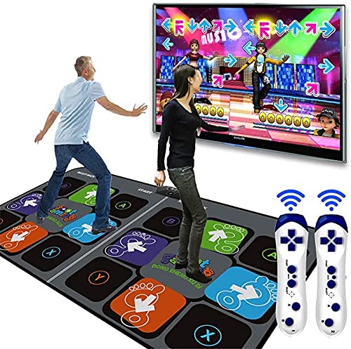 Spiel-Tanzmatten,Rutschfestes, Strapazierfähiges Tanz-Step-Pad Mit USB Für PC-TV-Spiel-Tanzspiele Tv-Tanz-Pad-Tanzmatte Cover