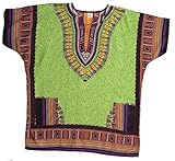 Riviera Sun Dashiki Tops for Men 98928-GRN-L-XL Green