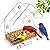 BTFSZ Clear Window Bird Feeder for Outside - Strongest Suction Cups 360° View Acrylic Design, Easy Fill & Clean Removable Tray-Perfect Christmasfor Gifts Bird Lovers, Kids, Grandparents,Cat Owners
