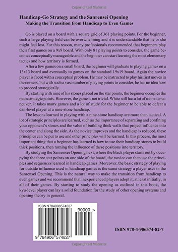 Handicap-Go Strategy and the Sanrensei Opening: Making the Transition from Handicap to Even Games (The Road Map to Shodan)