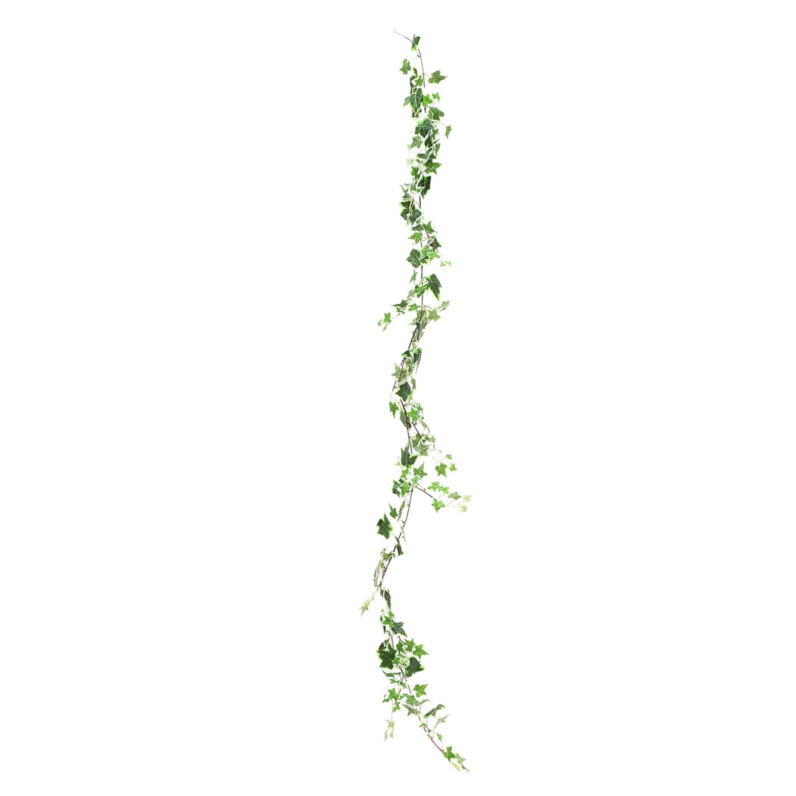 ABOOFAN 2 Piezas Guirnalda Verdes Artificiales Vid Hiedra Artificial Hiedra Falsa Guirnalda Hiedra Simulada Plantas Interior Artificiales Maceta Enroscarse Accesorios PP