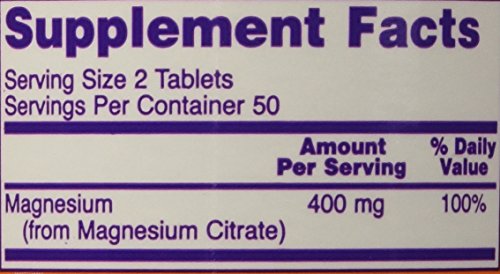 Magnesium Citrate 200 Milligrams 100 Tabs #TOP2