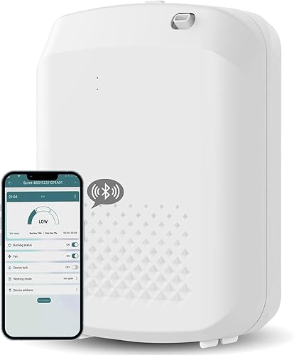 Máquina de aire inteligente de aroma para el hogar, difusor de colección de hotel Bluetooth con tecnología inteligente de aire frío, cobertura de