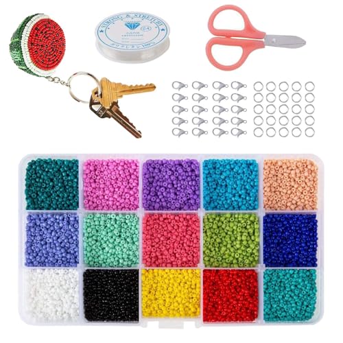 Opiniones y reviews de Telares para abalorios favoritos de las personas. 42 Kit de telares para abalorios con abalorios, Telares de cuentas ajustables para suministros de cuentas de joyería, Suministros de abalorios para anillos, tobilleras, pulseras,...
