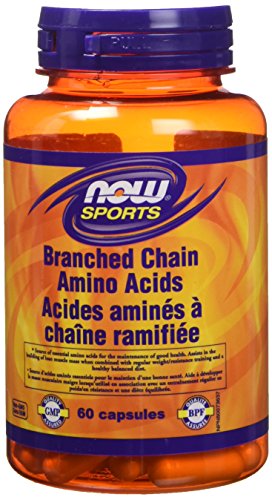 NOW Sports Nutrition, Branched Chain Amino Acids, With Leucine, Isoleucine and Valine, 60 Veg Capsules