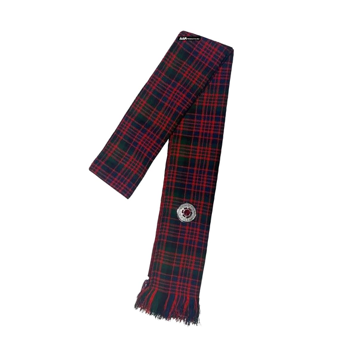 AAR Womens Tartan Clan Sashes Ladies Brooch Scottish Highland - 90 x 10.5 Inches