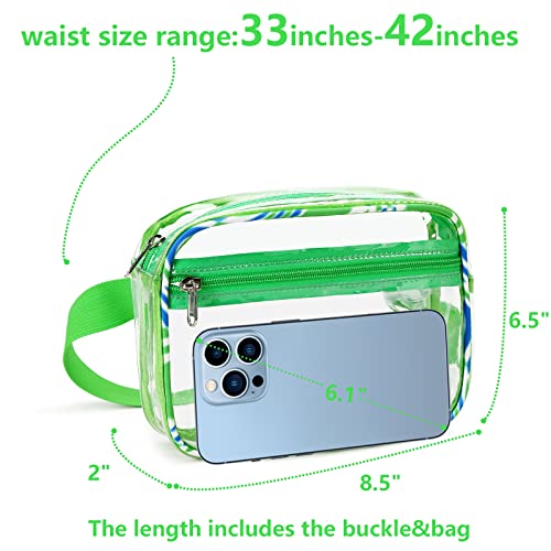 Btoop Clear Backpack For School Kids Girls Large See Through Book Bags With Clear Fanny Pack Heavy Duty Transparent Plastic Backpacks For High School Sports Women Work Stadium #TOP7