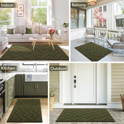 image for hicorfe Front Door Mat Outside Entrance,36