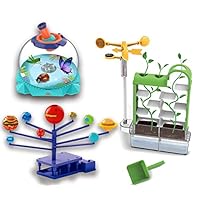 Sobebear STEM Combo Set – Rotating Planet, Weather Station & Insect Observation Box for Kids