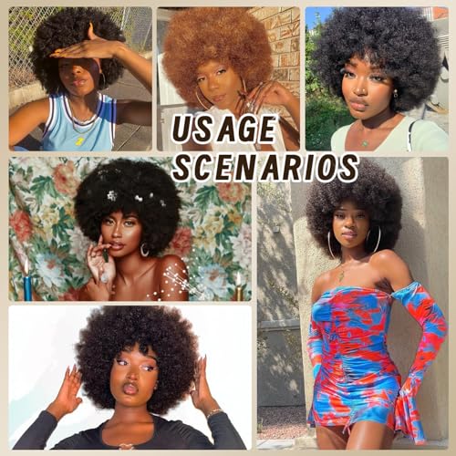 Perruque afro moelleuse pour changer de look sans effort