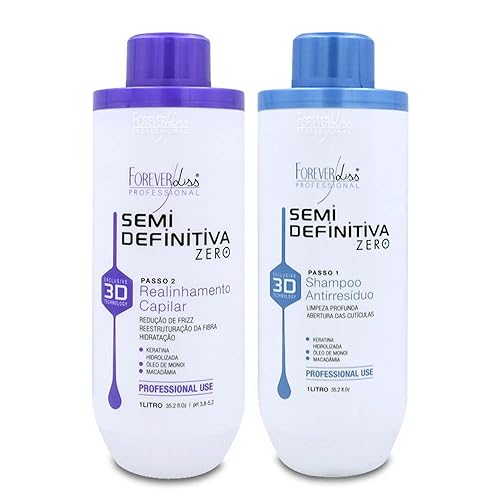 Forever Liss Cepillo de formaldehído semi definitivo Power 3D 2x1L/33. 8fl.oz