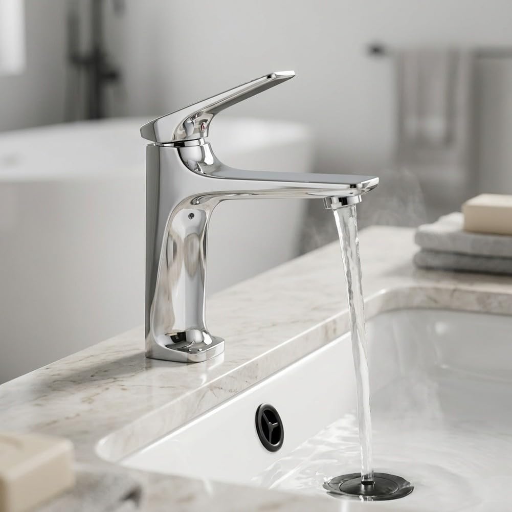 Miscelatore Lavabo Bagno Ottone Flessibili Miscelatore Lavabo