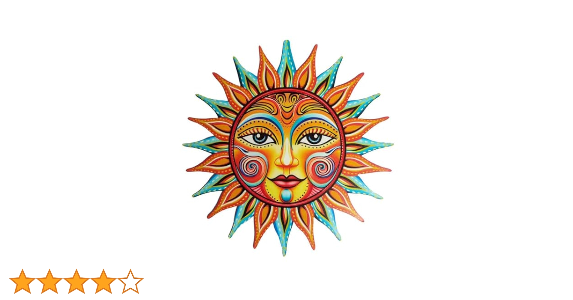 Amazon.co.jp: 太陽壁画 ウォールアート 彫刻装飾 - 大きな金属