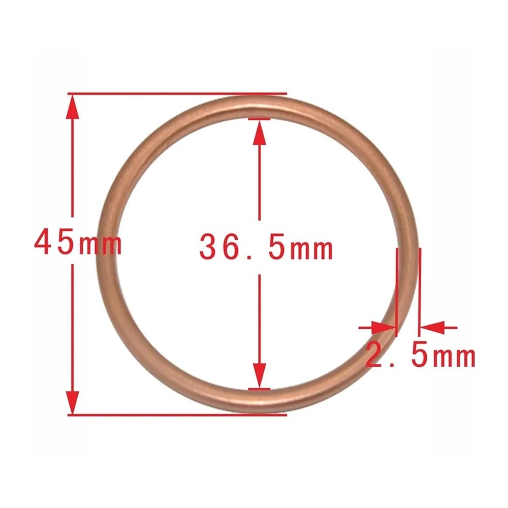 strony Uszczelka rury wydechowej motocykla pasująca do modeli Kaw ZX-10R ZX10R 11-18 ZX-10RR ZX10RR 17-18 ZX-6R ZX6R 98-17 ZX-6RR ZX6RR 03-06(8pcs)