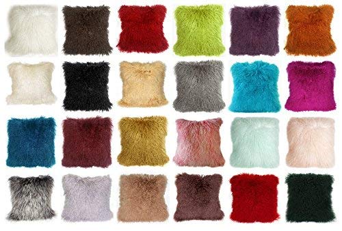 teal mongolian pillow