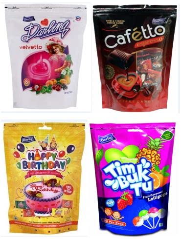 DERBY Pack of 8 Assorted Candy Combo – Darling Velvetto Mix Fruit