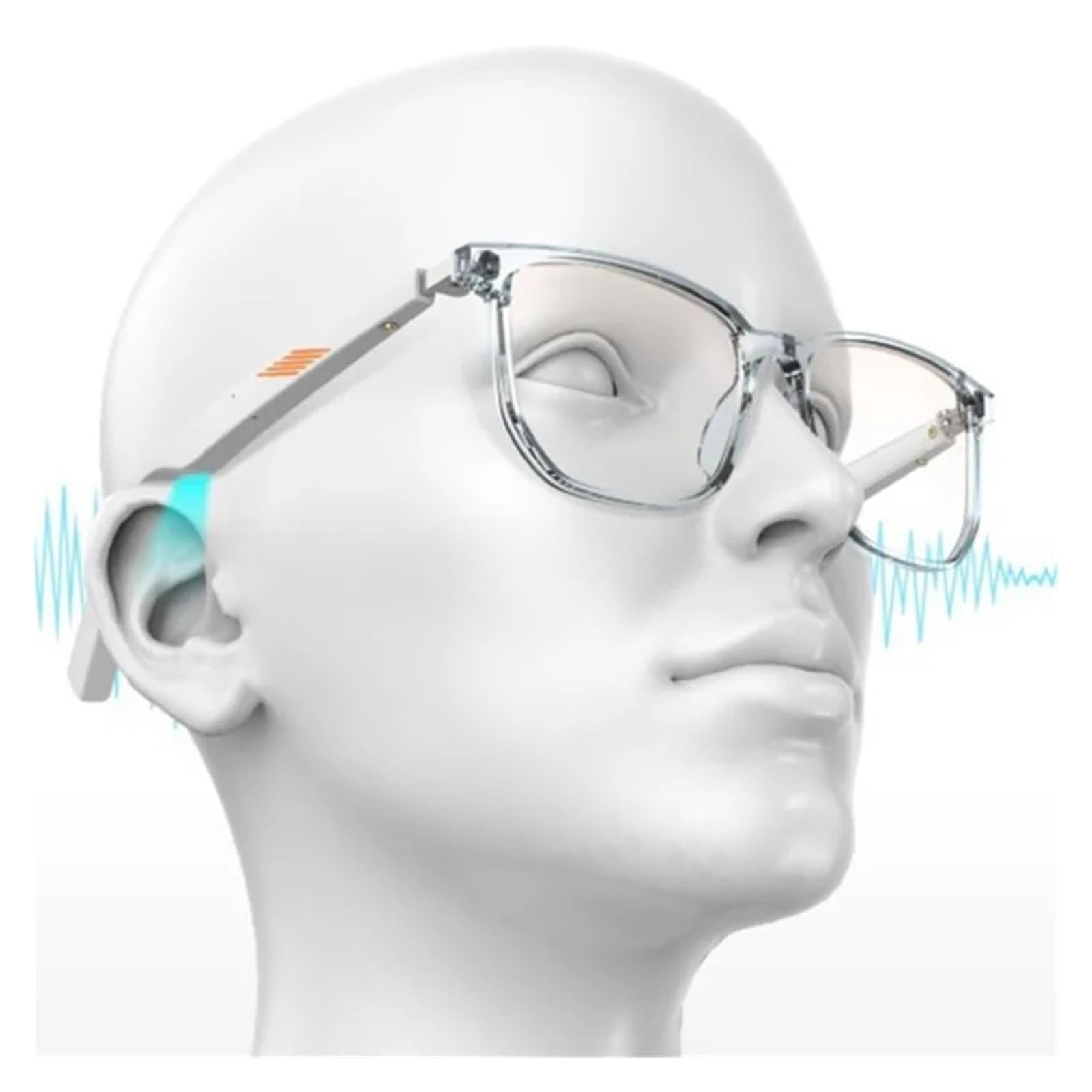 Teléfono Inteligente, Gafas, Auriculares inalámbricos Bluetooth, reproducción de música en el móvil, Deportes