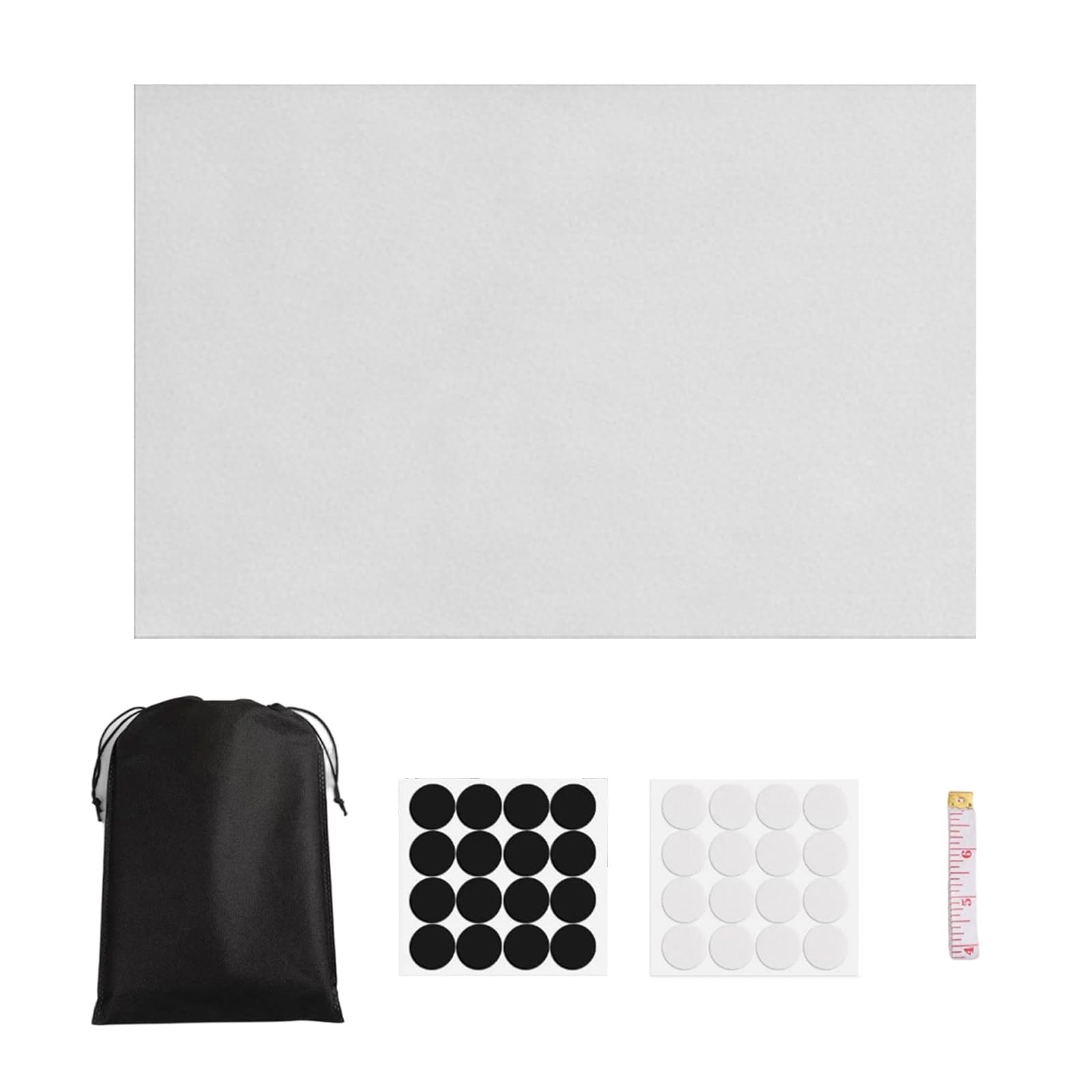 Tsophreniq Adhesive Room Darkening Cover for Indoor Glass, Cuttable Privacy Blind for Bedrooms, Dorm Rooms, and Apartments Temporary Privacy Shade for Indoor Glass Areas