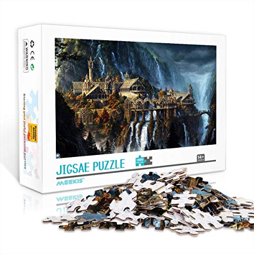 ALKOY Rompecabezas De 1000 Piezas, El Señor De Los Anillos Argonath Fellowship Of The - Rompecabezas Para Niños Adultos, 75X50Cm Para Familia Y Amigos, Decoraciones Para El Hogar