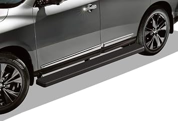 APS Running Boards Side Bars Side Steps Step Bars Compatible with Nissan Pathfinder 2013-2021 Excluding Platinum & Infiniti QX60 2013-2016 Stainless Steel Black Powder Coated 6 inches