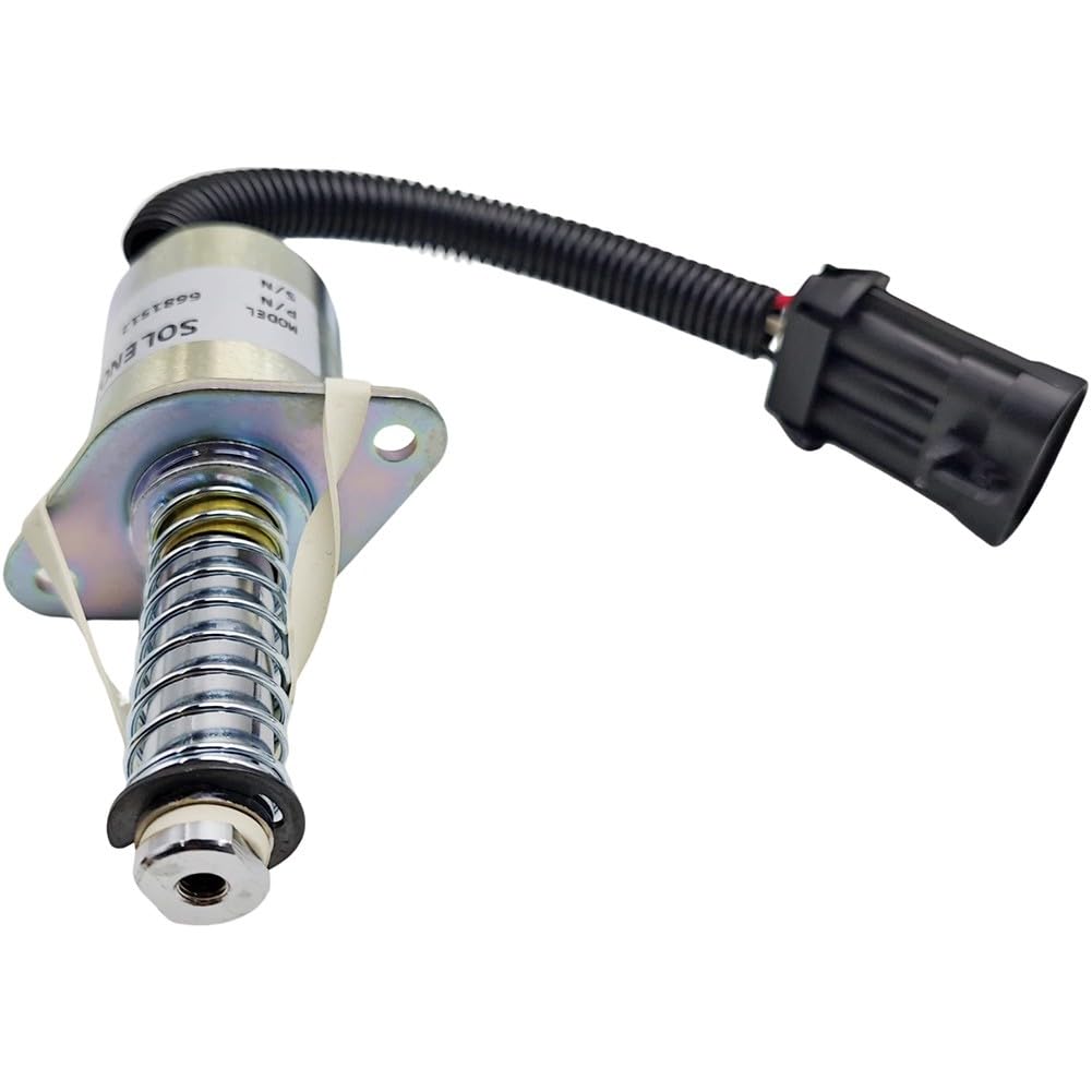 Magnetspule mit Traktionsverschluss, 12 V, Magnetventil für Bobcat Kompaktlader S100, S130, S220, S300, 450, 453, 553, 653, 853, 863, 873, 883, ersetzt Teilenummer 6681512