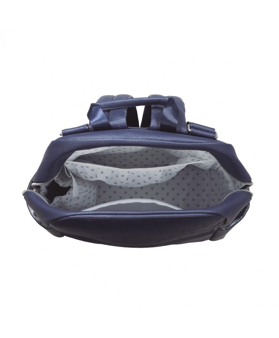 Mochila canastilla London de Pasito a Pasito (Azul marino)