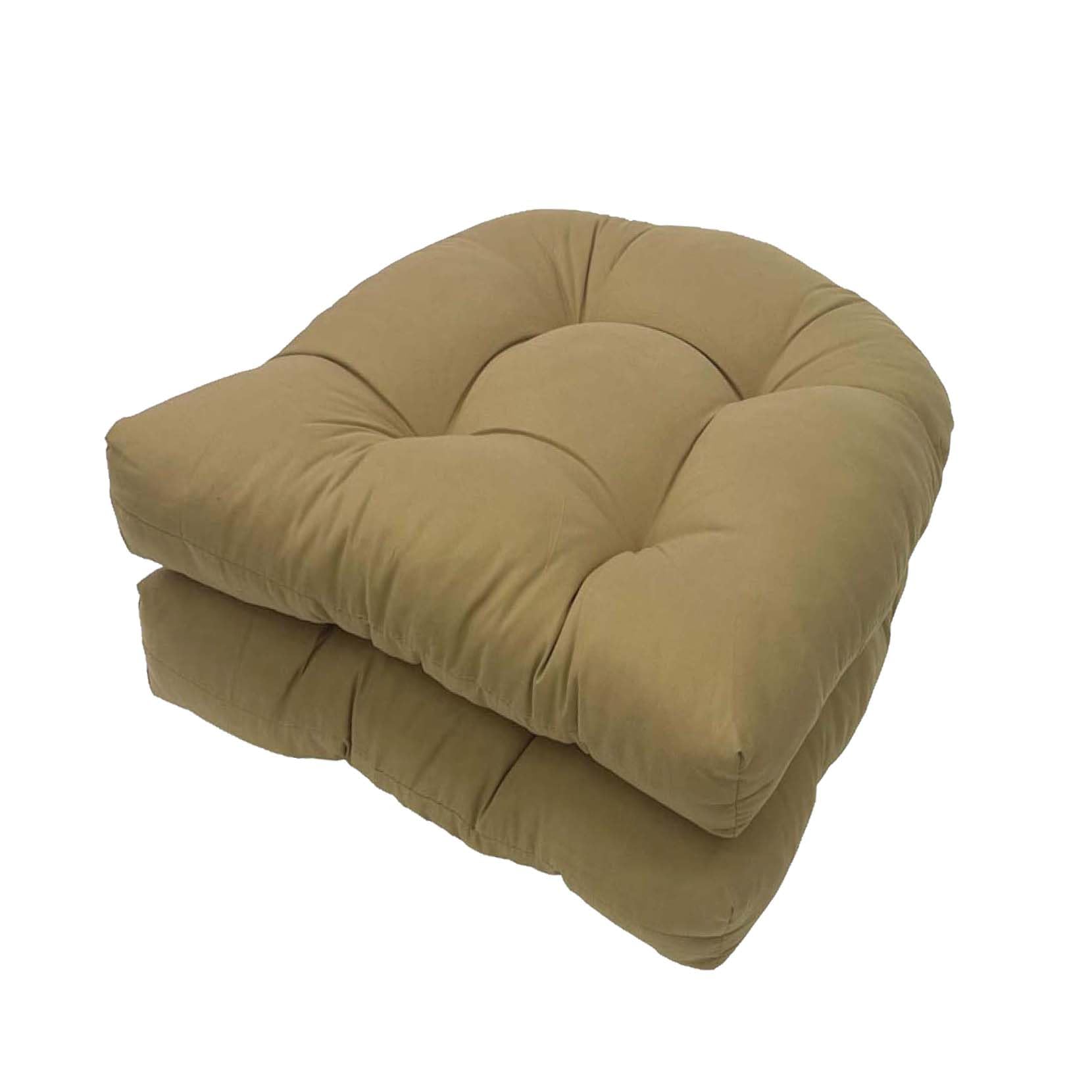 Outdoor Stuhlkissen 2er Set Wasserdicht 19x19 Ersatzkissen für Korbstühle 4 Dicke U S Garten Sofa Sitzpolster Tisch Terrasse Kissen