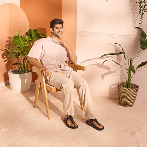 Image of Metro Men Flat Casual /Comfort Synthetic Leather Chappal