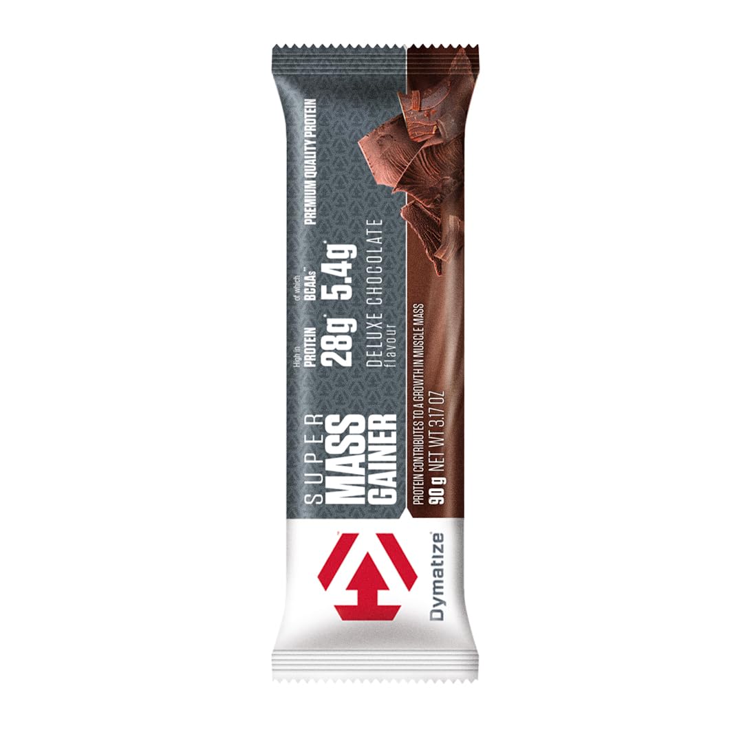 Dymatize Super Mass Gainer Bar, Deluxe Chocolate, 10 Bars