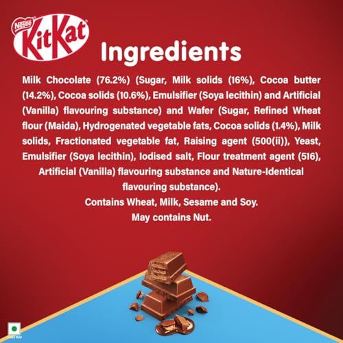 Image of Nestle KitKat Delights Rich, 900 g, Pack of 12.