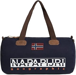 Napapijri Bolsa Np0a4ggl Bering Small Hombre Mezcla Algodón y Sintético Azul, turquesa