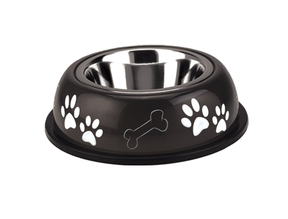 Nobby Nice Diner Bowl, 25 cm / 0.70 Litre, Brown/ Black