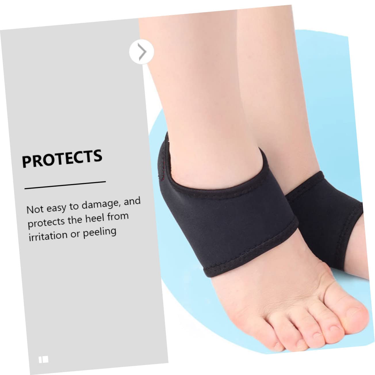 Healvian 10paare Antirutsch-fußschutz-socken Für Fersenpflege Atmungsaktive Und Schützende Fersencover Für Und Arbeitsschuhe