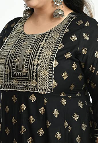Image of AnjuShree Choice Women Plus Size Anarkali Kurti