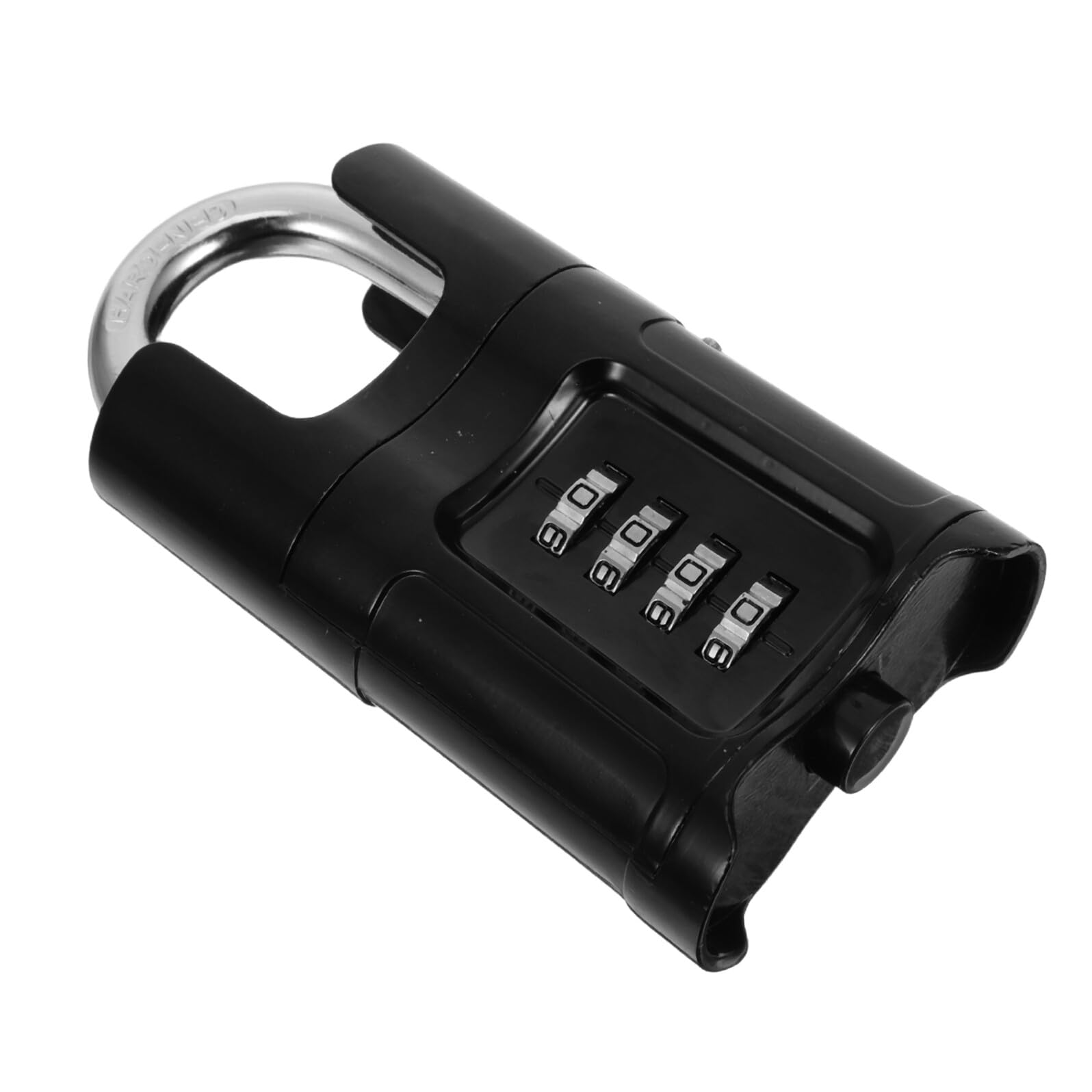 Hohopeti Cadenas à Combinaison Extérieur Étanche 4 Chiffres Réinitialisable en Alliage de Zinc pour Portails, Garages, Boîtes à Outils, Entrepôts et Abris de Jardin, Serrure Résistante