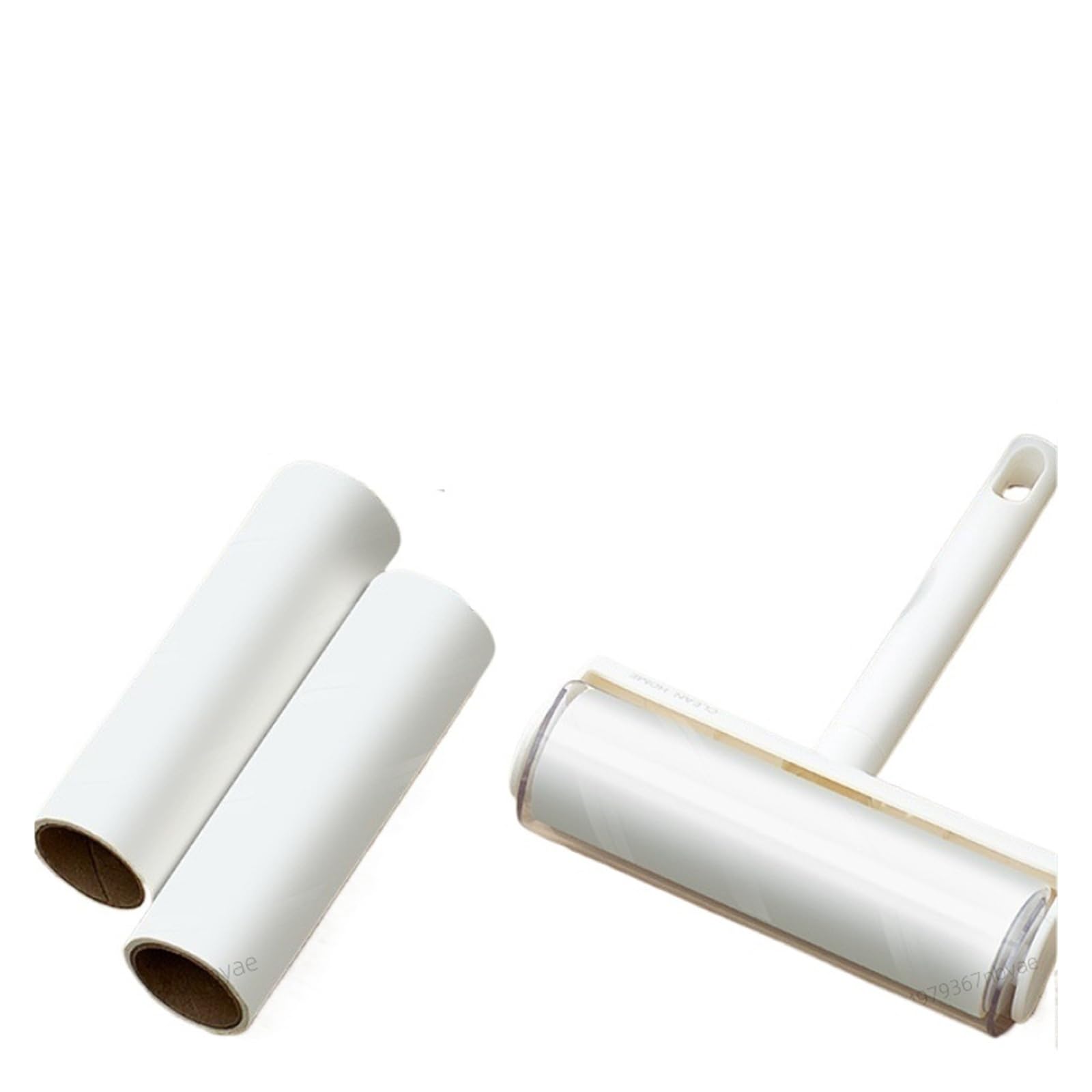 Lint roller Lint Roller With Refills Sticky Remover Pet Dog Hair Clothes Sofa(White Set)