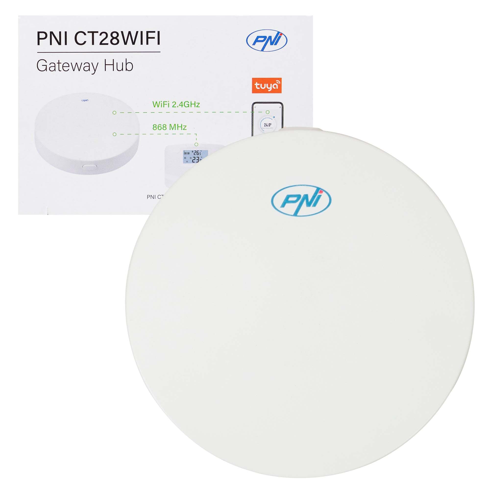 PNI CT28WIFI Internet Hub for PNI CT 28 control module with 8 underfloor heating zones